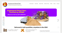 Desktop Screenshot of engineeredwoodfiber.com