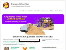 Tablet Screenshot of engineeredwoodfiber.com